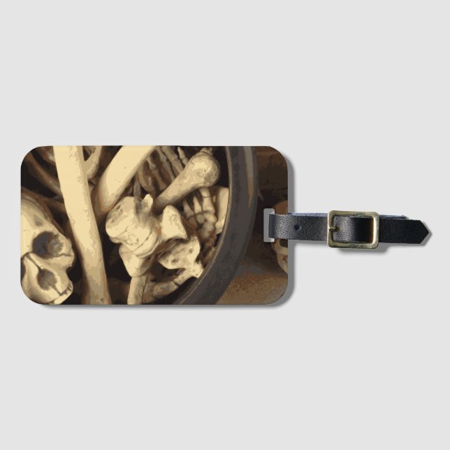Cauldron of bones. luggage tag (Front Horizontal)
