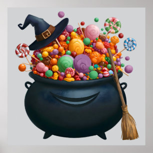 Cauldron Of Giggle & Gummies Poster