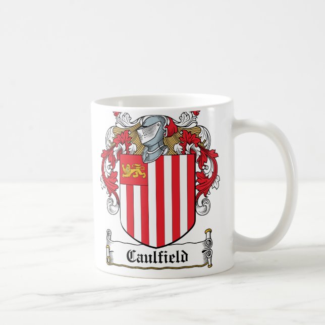 Caulfield Family Crest Coffee Mug (Right)