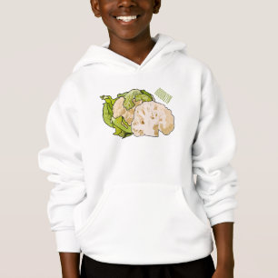 Cauliflower cartoon illustration