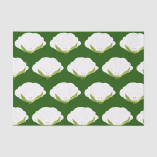 Cauliflower Character Cute Food Tissue Paper