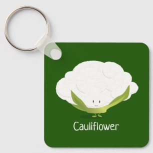 Cauliflower character   Keychain