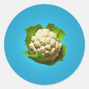 Cauliflower Classic Round Sticker