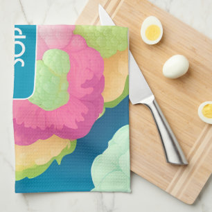 Cauliflower Floral Colourful Personalized Pattern Kitchen Towel