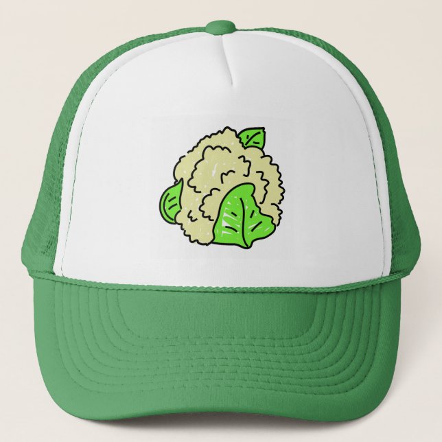cauliflower trucker hat (Front)