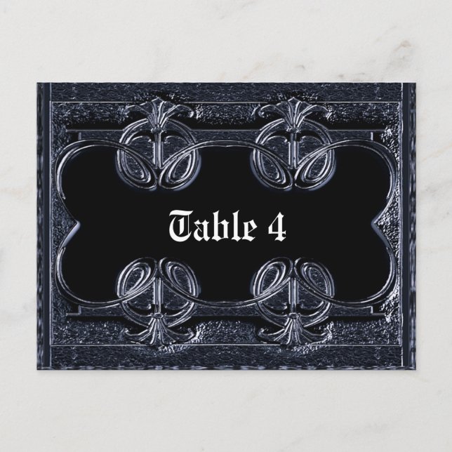 Caumartin Dawn Table Card (Front)