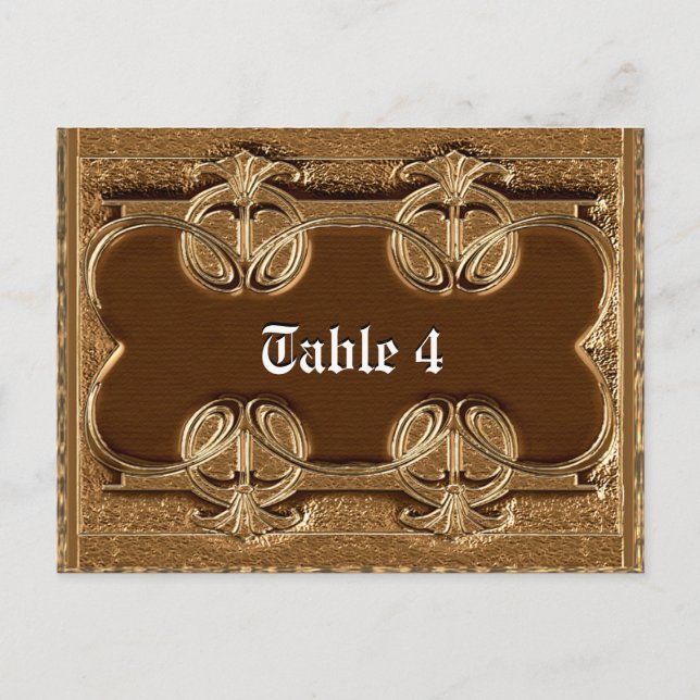 Caumartin Table Card (Front)