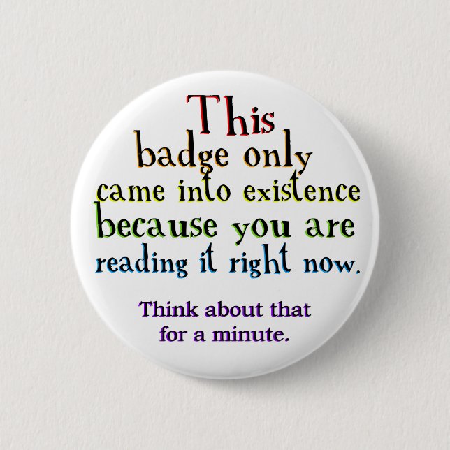 Causality Loop Paradox 2 Inch Round Button (Front)