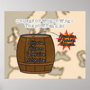 Causes of World War 1: The Powder Keg *Updated* Poster