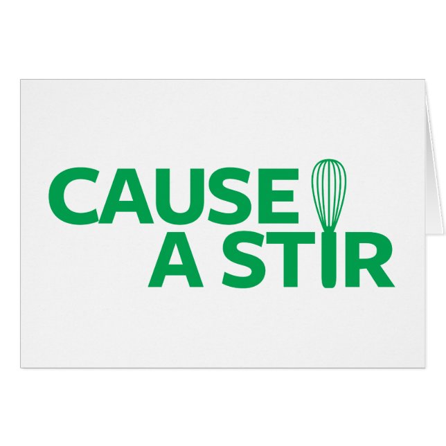 Causez un Stir (Devant horizontal)