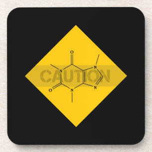 Caution: Caffeine Coaster