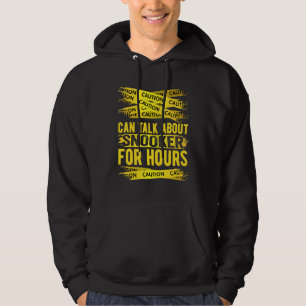 Caution Can Talk About Snooker For Hours Hoodie