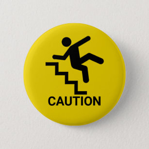 Caution Clumsy Button