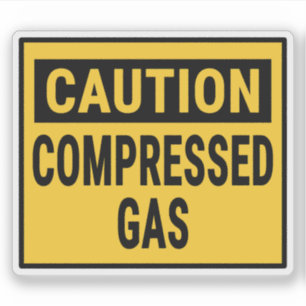 Caution Compressed Gas
