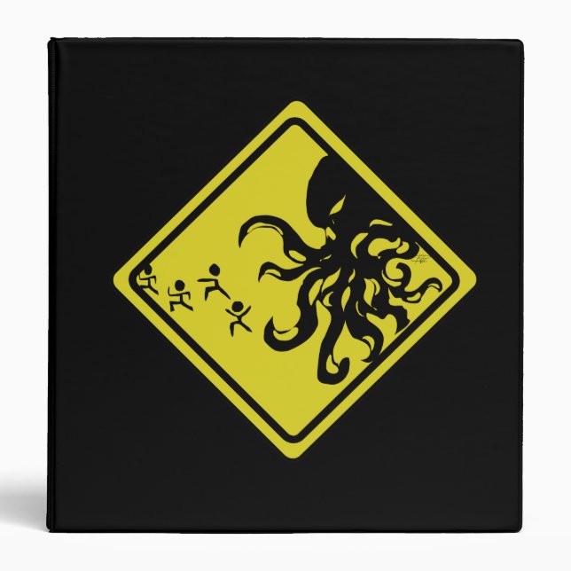 Caution Cthulhu Binder (Front)