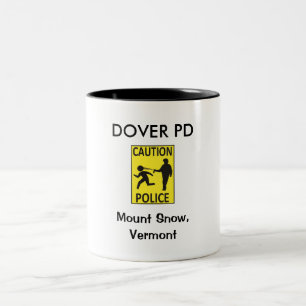 Caution Dover PD: Coffee Mug