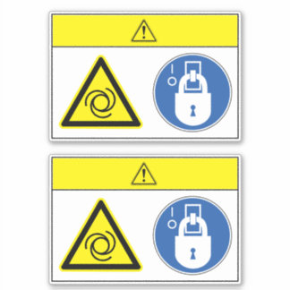 Caution/Equipment Starts Automatically Label
