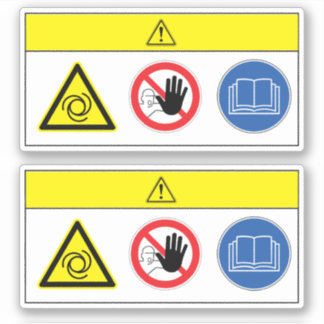 Caution/Equipment Starts Automatically Label