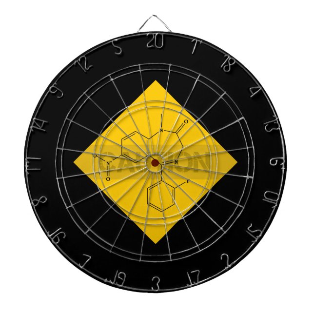 Caution: Flunitrazepam Dartboard (Front)