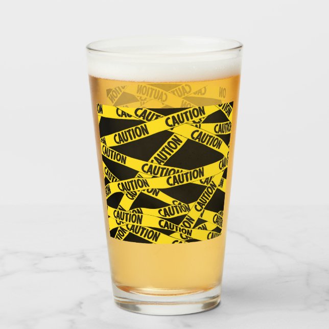 Caution Glass (Front Filled)