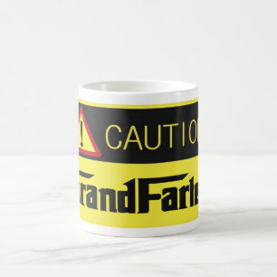 caution grand farter father fathers day funny  mug