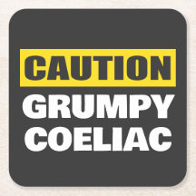 Caution Grumpy Coeliac Celiac Funny