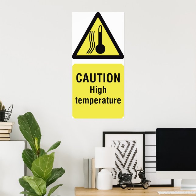 Caution High Temperature Sign (Creator Uploaded)