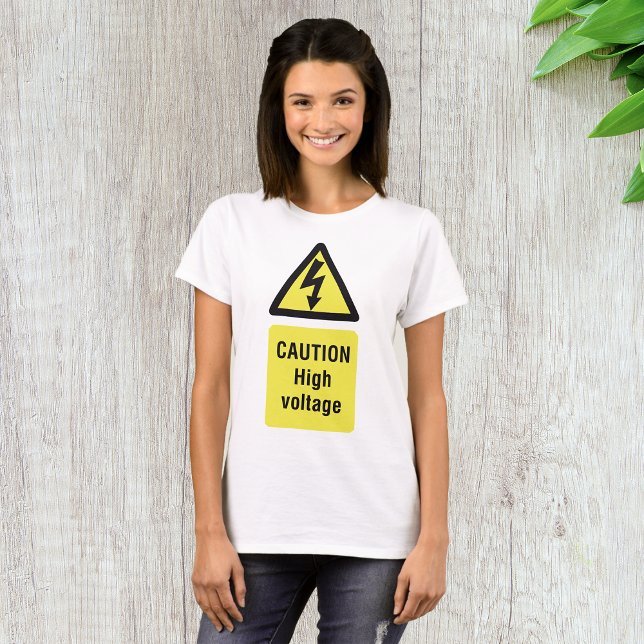 Caution High Voltage T-Shirt (Creator Uploaded)