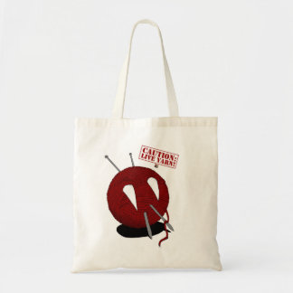 Caution: Live Yarn! Fang Bag