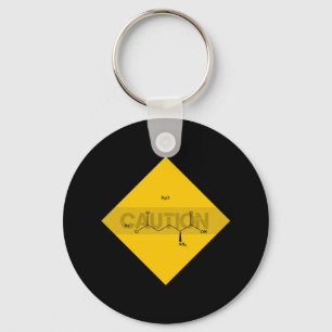 Caution: Monosodium Glutamate Keychain