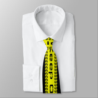 Caution Neck Tie
