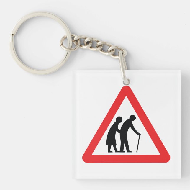 CAUTION Personnes ÂGÉES - VOYAGE UK (Devant)