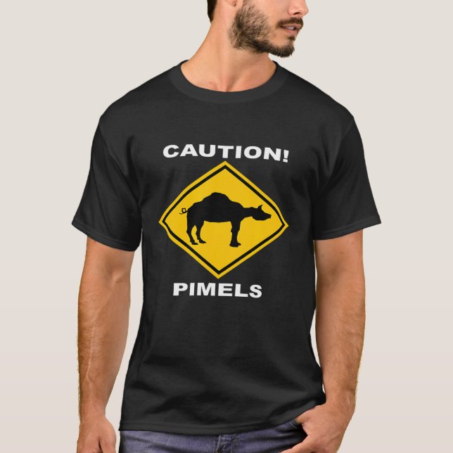 Caution Pimels T-Shirt (Front)