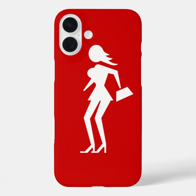 Caution Prostitute (Attenzione Prostitute) Case-Mate iPhone Case (Back)