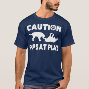 Caution Pups At Play Gay Bear Premium T-Shirt