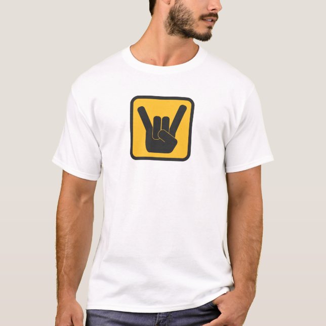 Caution-Rock! T-Shirt (Front)