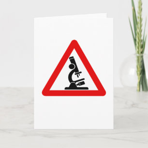 Caution: SCIENCE! Card