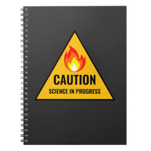 Caution Science in Progress Notebook