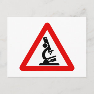 Caution: SCIENCE! Postcard