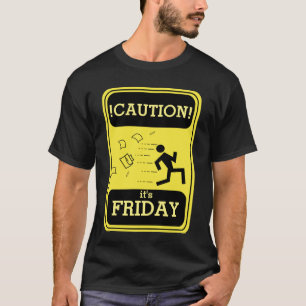 Caution sign funny cover T-Shirt