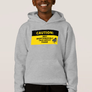 Caution Sign Funny Grand Piano Pianist Humour