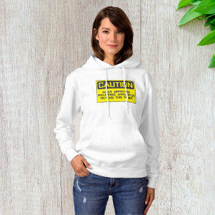 Caution Sign Wear Approved Breathing Apparatus Hoodie