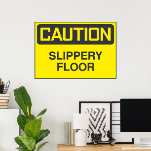Caution Slipper Floor Sign