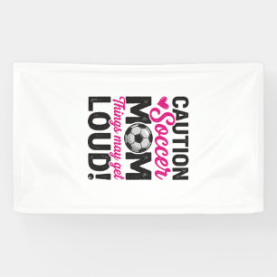 Caution Soccer Mom Loud Vintage Shirt Design_1 Banner