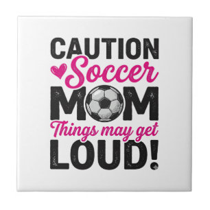 Caution Soccer Mom Loud Vintage Shirt Design_1 Tile