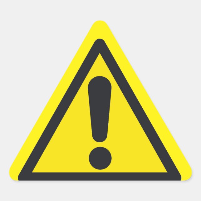 caution stickers by dalDesignNZ (sheet of 20) (Front)