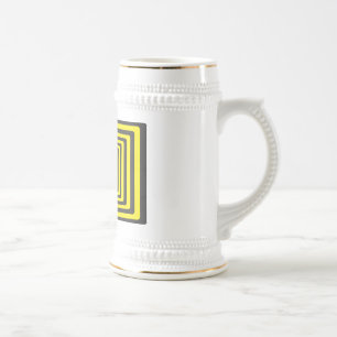 Caution, Sun Flower Beer Stein