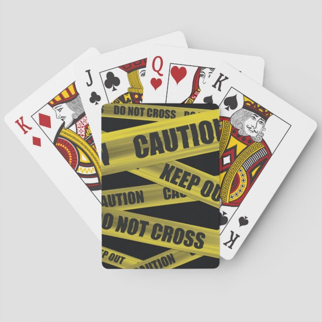 Caution Tape - Cards (Back)