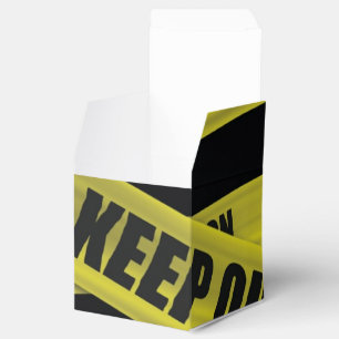 Caution Tape Favor Box