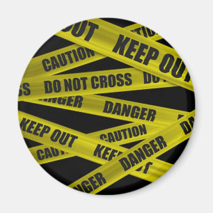 Caution Tape Magnet